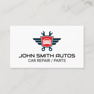 Cartão De Visita Logotipo de Chaves Automotivas   Reparo de Carros 
