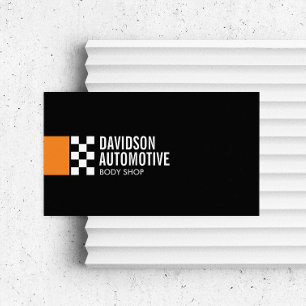 Cartão De Visita Logotipo de competência moderno da bandeira em