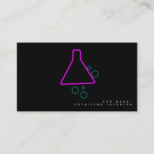 Cartão De Visita Logotipo de Designer de Interiores de Lavação de C