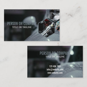 Cartão De Visita Logotipo de detalhamento automático profissional L