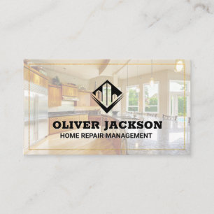 Cartão De Visita Logotipo de edifício  Imobiliário Moderno