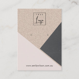 Cartão De Visita  Logotipo de exibição de cerâmica de brilho pre