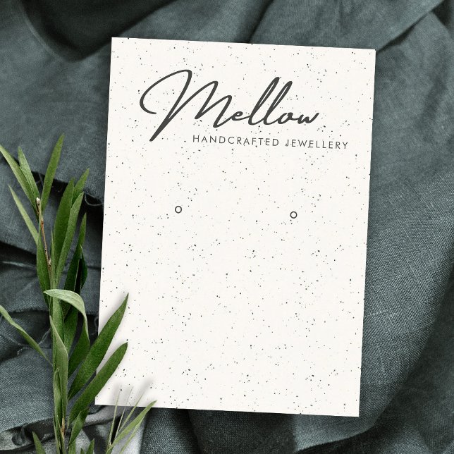 CARTÃO DE VISITA LOGOTIPO DE EXIBIÇÃO DE EXIBIÇÃO BRANCA SUTIL (Criador carregado)