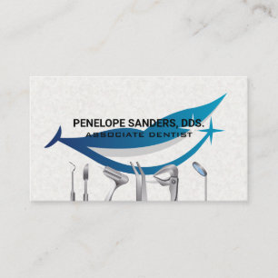 Cartão De Visita Logotipo de Ferramentas Odontológicas Smile Grap