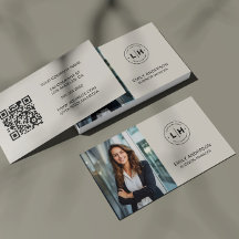 Logotipo de Foto Mínimo Moderno QR