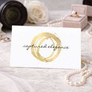 Cartão de Visita Logotipo de Fotógrafo de Casament