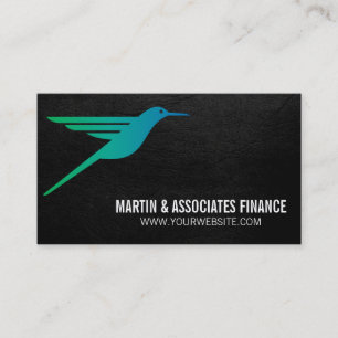 Cartão De Visita Logotipo de Hummingbird