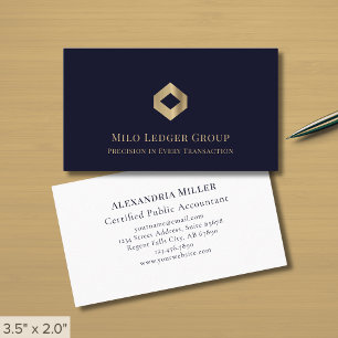 Cartão De Visita Logotipo de luxo elegante moderno