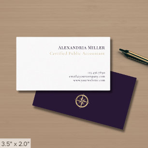 Cartão De Visita Logotipo de luxo moderno minimalista simples e lim