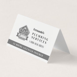 Cartão De Visita Logotipo de Negócios de Serviço de Encanação Profi