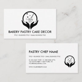 Cartão De Visita logotipo de padaria culinária pastelaria pizzaria