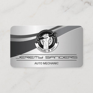Cartão De Visita Logotipo de reparo automático para automóveis   Me