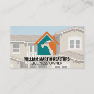 Cartão De Visita Logotipo de Reparo Residencial Homem Prático