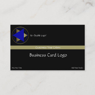 Cartão De Visita Logotipo de Triângulos Reiki Círculo de Colheita -