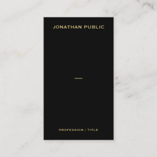 Cartão De Visita Logotipo de Upload Preto e Dourado Aqui Código QR