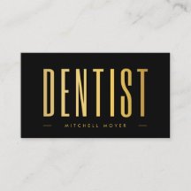 Logotipo Dentista Dentista Negro e Dourado
