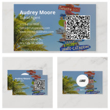 Logotipo do Agente de Viagens Código Qr Minimalist