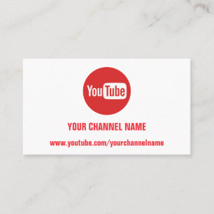 CARTÃO DE VISITA LOGOTIPO DO CANAL YOUTUBER CÓDIGO QR LOGOTIPO VER
