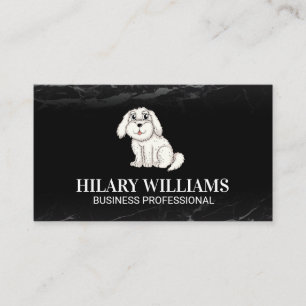 Cartão De Visita Logotipo do cão Serviços animais