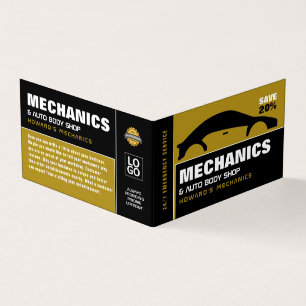 Cartão De Visita Logotipo do carro, Auto Mechanic & Reparar, detalh