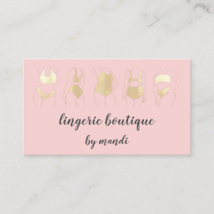 Cartão De Visita Logotipo do corpo QRCode Bikini Compro de roupas í