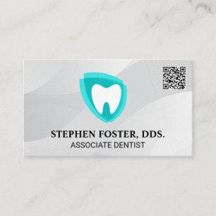 Cartão De Visita Logotipo do dente   Profissionais dentários