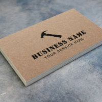 Logotipo do martelo preto Handyman Carpenter Russo