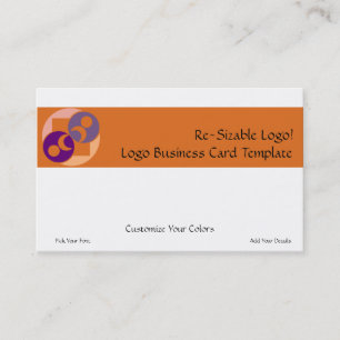 Cartão De Visita Logotipo do Planeta Lua