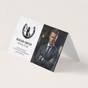 Cartão De Visita Logotipo do sistema Justiça   Business Man   Advog