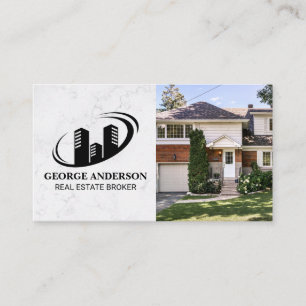Cartão De Visita Logotipo Dourado do Realtor   Sala de Viagem   Res