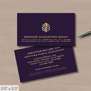 Cartão De Visita Logotipo Dourado Puro Luxo Profissional