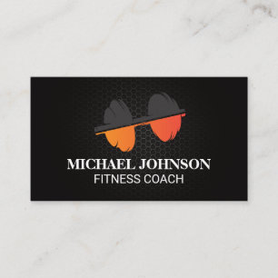 Cartão De Visita Logotipo Dumbbell   Malhação