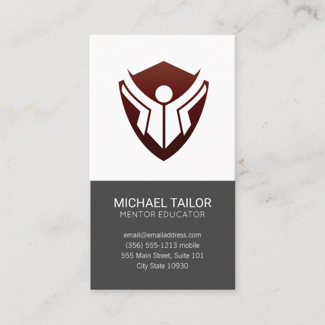 Cartão De Visita Logotipo educacional (Frente)