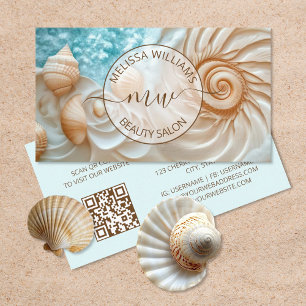 Cartão De Visita Logotipo Elegant Shell