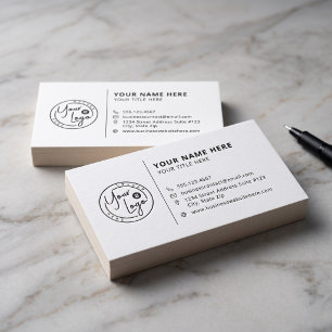 Cartão De Visita Logotipo Empresarial Personalizado