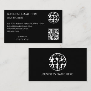 Cartão De Visita Logotipo Empresarial Personalizado Marketing Corpo