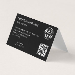 Cartão De Visita Logotipo Empresarial Personalizado Marketing Corpo