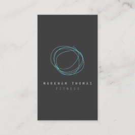 Cartão De Visita Logotipo Escrivível Mínimo e Moderno do Designer e