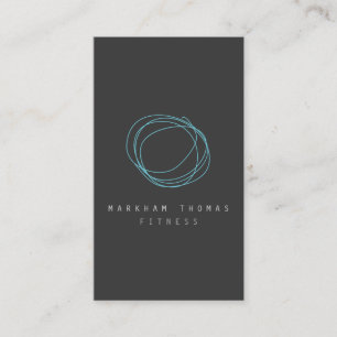 Cartão De Visita Logotipo Escrivível Mínimo e Moderno do Designer e