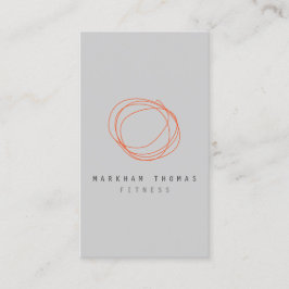 Cartão De Visita Logotipo Escrivível Mínimo e Moderno do Designer L