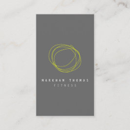 Cartão De Visita Logotipo Escrivível Mínimo e Moderno do Designer n