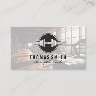 Cartão De Visita Logotipo Gym Centro de malhação