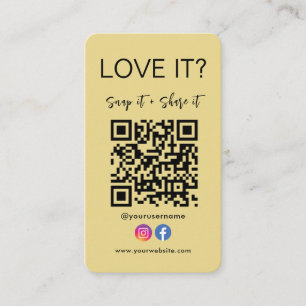 Cartão De Visita Logotipo Instagrado Do Facebook Do Snap E Do Compa