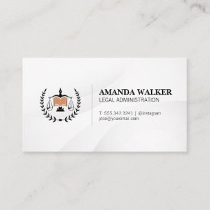 Cartão De Visita Logotipo jurídico   Judiciária   Advogado