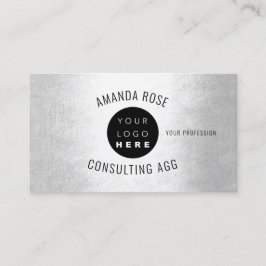 Cartão De Visita Logotipo Luminoso Mínimo Profissional Moderno