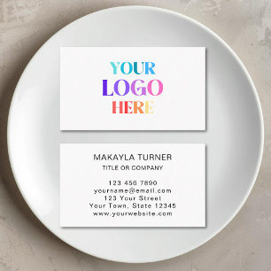 Cartão De Visita Logotipo Minimalista
