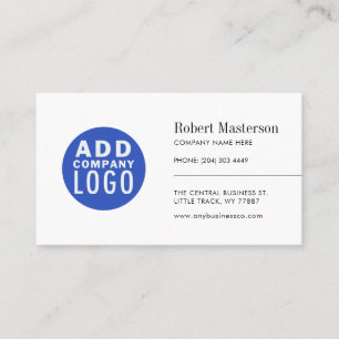 Cartão De Visita Logotipo Minimalista Corporativo Moderno