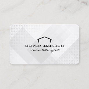 Cartão De Visita Logotipo Minimalista de Imóveis Propriedades