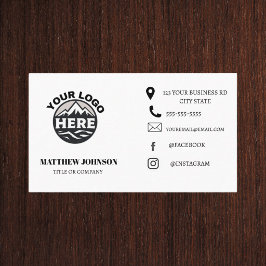 Cartão De Visita Logotipo Minimalista Moderno Personalizado Mídia S
