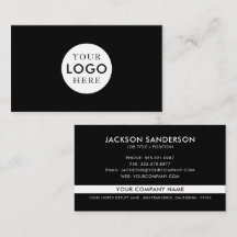 Logotipo Minimalista Moderno Profissional Preto e 